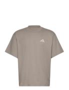 Mer Ps Tee M Sport Men Sports Clothes Sport Tops Sport T-Skjorte Beige Adidas Performance