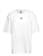 Ess Boyfr Tee Sport Women Sport Clothing Sports Tops & T-shirts Sport T-Skjorte White Adidas Originals