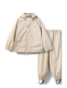 Varask Rain Suit Outerwear Rainwear Rainwear Sets Beige Sofie Schnoor Baby And Kids