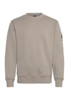 Hartsfield Crew Tops Sweatshirts & Hoodies Sweatshirts Beige Moose Knuckles