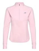 Nb Harmony Half Zip Sport Sport Clothing Sport Fleeces & Midlayers Pink New Balance