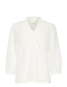 Kavictoria Blouse Tops Blouses Long-sleeved White Kaffe