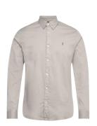 Hawthorne Ls Shirt Tops Shirts Business Grey AllSaints