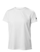 W Hh Tech T-Shirt 2.0 Sport Women Sport Clothing Sports Tops & T-shirts Sport T-Skjorte White Helly Hansen