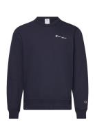 Crewneck Sweatshirt Tops Sweatshirts & Hoodies Sweatshirts Navy Champion