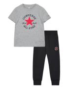 Cnvb Dissected Ctp Ft Ss Tee S Sets Sets With Short-sleeved T-shirt Grey Converse