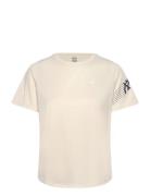 Asics Icon Ss Top Sport Women Sport Clothing Sports Tops & T-shirts Sport T-Skjorte Cream Asics