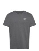 Reebok Identity Small Logo Tee Sport Men Sports Clothes Sport Tops Sport T-Skjorte Grey Reebok Performance