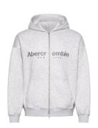 Anf Mens Mfo Tops Tops Sweatshirts & Hoodies Hoodies Grey Abercrombie & Fitch