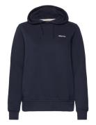 W Musto Logo Hoodie Sport Women Sport Clothing Sport Sweatshirts & Hoodies Sport Hoodies Navy Musto