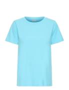 Frzashoulder 1 Tee Tops T-shirts & Tops Short-sleeved Blue Fransa