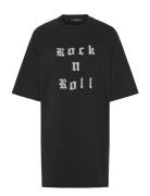 Grace Pmo Rock'n'roll Studs Designers T-shirts & Tops Short-sleeved Black Zadig & Voltaire