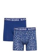 Bamboo Cotton Blend Boxer 2P Boxershorts Blue Björn Borg