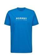 Mammut Core T-Shirt Men Logo Sport Men Men Sports Clothes Sport Tops Sport T-Skjorte Blue Mammut