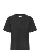 Popincourt Tee-Shirt Tops T-shirts & Tops Short-sleeved Black Maison Labiche Paris