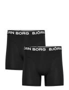 Bamboo Cotton Blend Boxer 2P Boxershorts Black Björn Borg