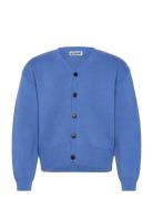 Boxy Cardigan Tops Knitwear Cardigans Blue Weekday