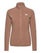 W 100 Glacier Fz - Eu Sport Sweatshirts & Hoodies Fleeces & Midlayers Brown The North Face