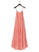 Printed Sun Dress Maxikjole Festkjole Pink Lexington Clothing