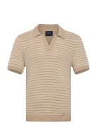 Anf Mens Sweaters Tops Polos Short-sleeved Beige Abercrombie & Fitch