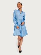 Polo Ralph Lauren - Langærmede kjoler - Blue - Ls Shn Dr-Long Sleeve-Day Dress - Kjoler - Long sleeved dresses