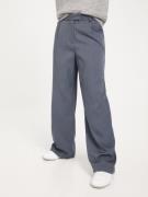 Pieces - Vide bukser - Ultimate Grey - Pcmoa Hw Wide Pants D2D - Bukser