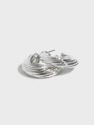 Pieces - Øreringe - Silver Colour St 2 - Pcmulani F Hoop Earrings Box - Smykker - Earrings