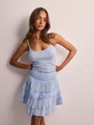 Neo Noir - Mininederdele - Light Blue - Kenia S Voile Skirt - Nederdele
