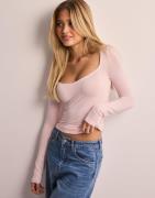 Nelly - Pink - Romance Shape LS Top