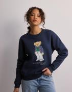 Polo Ralph Lauren - Blå - Riv Bear Po-Long Sleeve-Sweatshirt