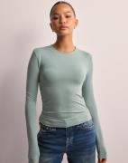 Calvin Klein Jeans - Grøn - Modal Detail Ls Top