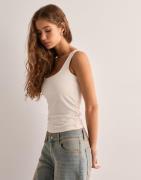 Vero Moda - Hvid - Vmmillion Sl Square Top 2-Way Jrs N