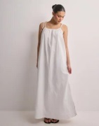 JJXX - Hvid - Jxkarla Linen Blend Long Dress Wvn