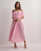 Malina - Pink - Ariel off shoulder jersey midi dress