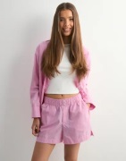 Only - Pink - Onlfilucca Hw Pull-Up Shorts Wvn