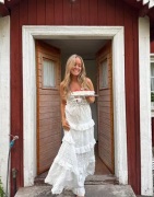 Nelly - Hvid - Embroidered Dream Dress