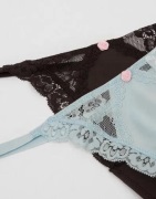 Nelly - Blå - Tiny 2-Pack Thong