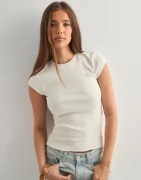 Nelly - Hvid - My Best Rib Tee