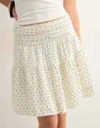 Neo Noir - Hvid - Tarrow Dot Skirt