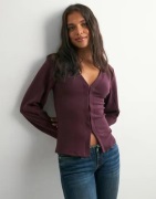 Nelly - Rød - Waist Focus Cardigan