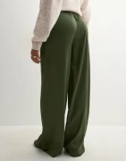 Nelly - Grøn - Pull On Satin Pants