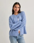 Vero Moda - Blå - Vmshell Ls O-Neck Onebutton Cardiga