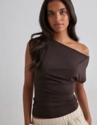 Nelly - Brun - Ultra Soft Shoulder Top