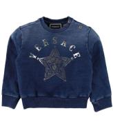 Versace Sweatshirt - MÃ¸rkeblÃ¥