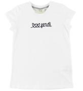 Fendi Kids T-shirt - Hvid m. Tekst