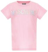 Moschino T-shirt - LyserÃ¸d m. Logo