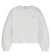 Tommy Hilfiger Bluse - Tommy Lace Tape Knit - Ancient White