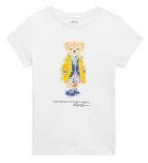 Polo Ralph Lauren T-shirt - Watch Hill - Hvid m. Bamse