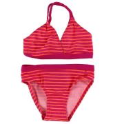 Color Kids Bikini - Vips - UV40+ - Pink/Orangestribet