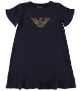 Emporio Armani Kjole - Navy m. Guld/Logo